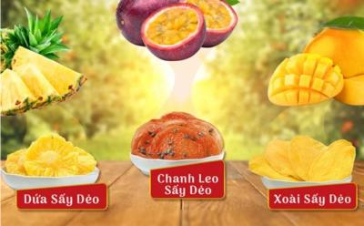 Trái cây sấy dẻo giá sỉ